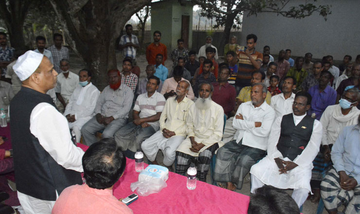 আ’লীগ নেতৃবৃন্দের সাথে এমপি এনামুল হকের মতবিনিময়