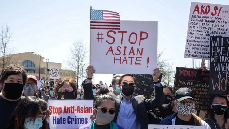 আটলান্টায় এশীয়দের প্রতি বিদ্বেষের প্রতিবাদে বিশাল বিক্ষোভ