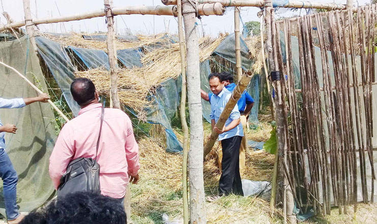 বাগমারায় উদ্ধার হলো সরকারী সম্পত্তি, হবে আশ্রয়ন প্রকল্পের ঘর
