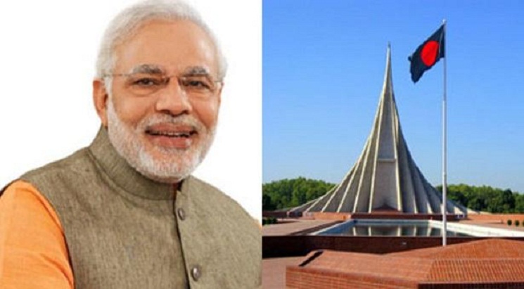 জাতীয় স্মৃতিসৌধে মোদির শ্রদ্ধা
