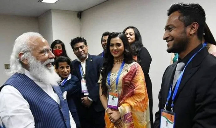 মোদির সঙ্গে দেখা করতে পেরে আমি সম্মানিত: সাকিব