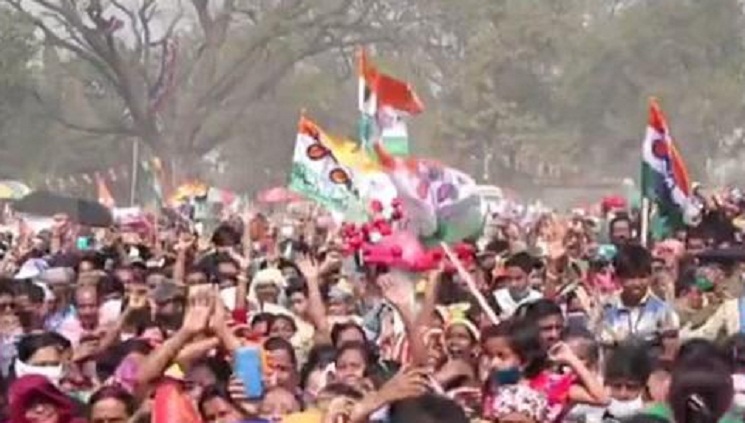 ‘খেলা হবে’ স্লোগান পশ্চিমবঙ্গ ছেড়ে এখন আসামে!