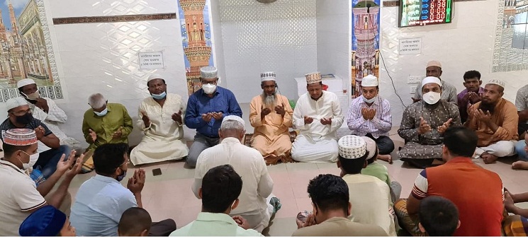 বেগম খালেদা জিয়ার সুস্থতা কামনায় লাকসামে বিএনপি’র মিলাদ ও দোয়া