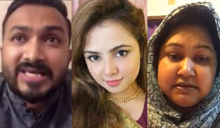 ছবি দিয়ে ব্ল্যাকমেইল করার চেষ্টা করে শারুন, নুসরাতের দাবি