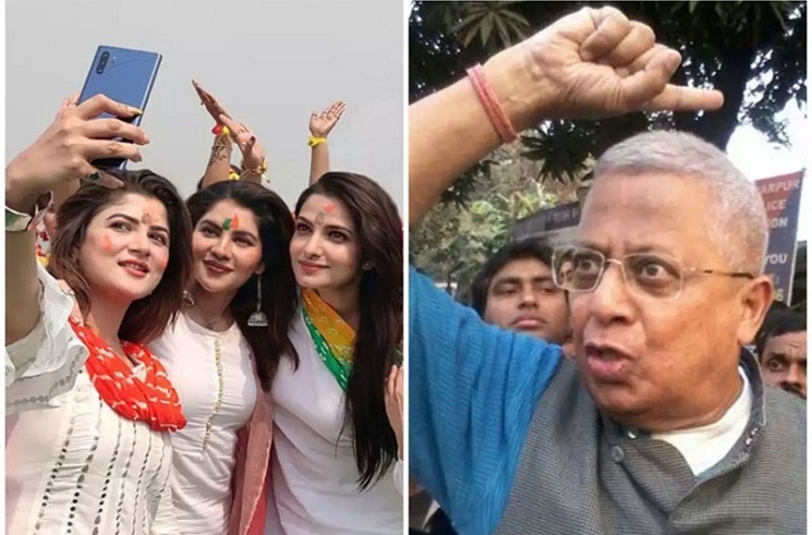 পায়েল-শ্রাবন্তী-তনুশ্রীদের ‘নগরের নটী’ বললেন বিজেপি নেতা