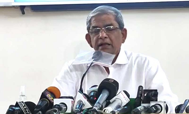 লকডাউনের নামে 'ক্রাকডাউন' দিয়েছে সরকার : ফখরুল