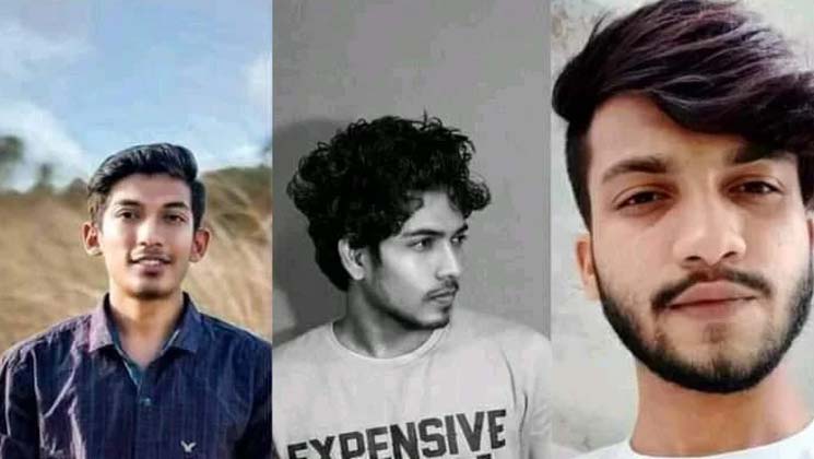 সড়ক দুর্ঘটনায় নিহত ৩ বন্ধুকে পাশাপাশি দাফন