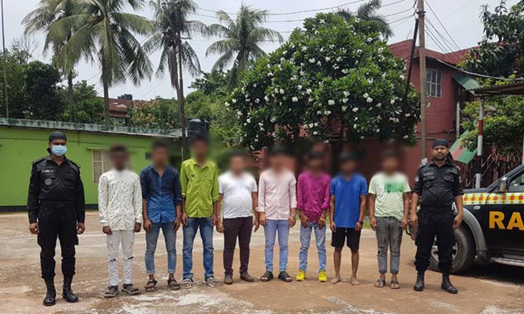 রাজধানীতে র‌্যাবের অভিযান, কিশোর গ্যাংয়ের ১৮ সদস্য আটক