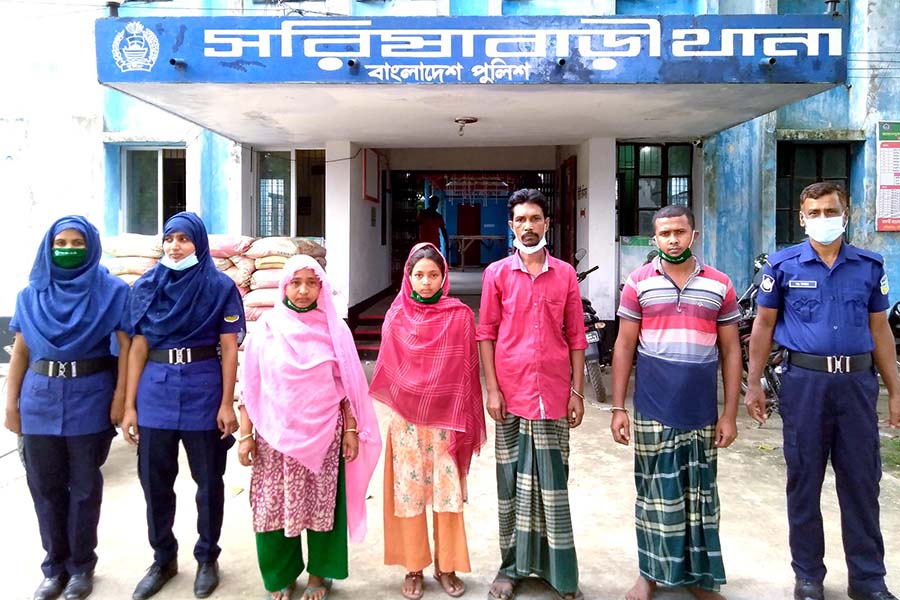 জামালপুর সরিষাবাড়ীতে ৪ মাদক ব্যবসায়ী গ্রেফতার