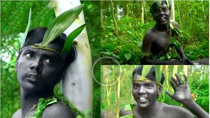 জংলি সেজে আফ্রিকান ভাষায় গান গাইলেন হিরো আলম