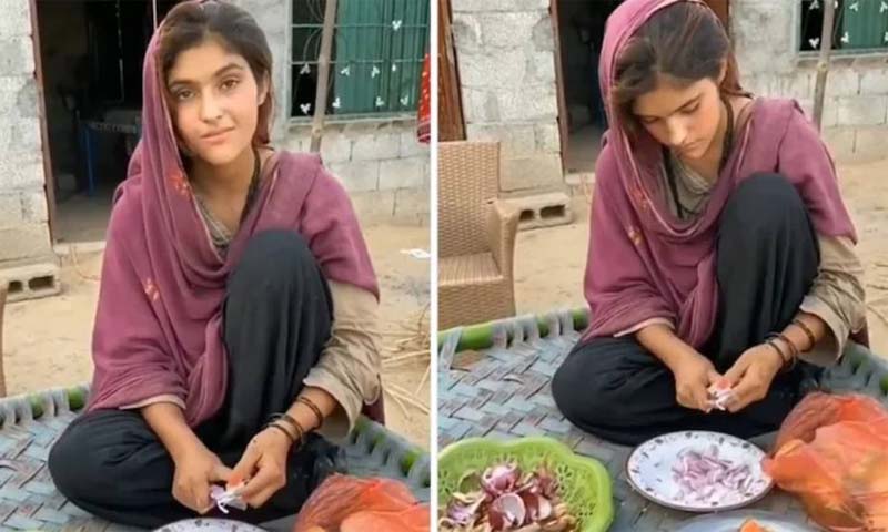 ফের দেখা গেলো ‘রহস্যময়ী’কে, এবার পেঁয়াজ কাটার ভিডিও ভাইরাল