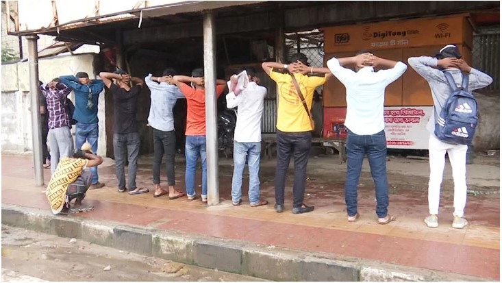 রাজধানীতে প্রথম দিনেই ধরা সাড়ে ৭শ