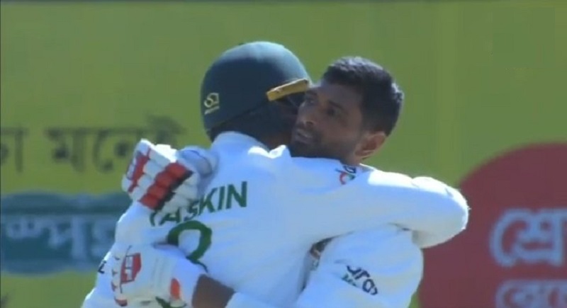 মাহমুদউল্লাহর সেঞ্চুরি, তাসকিনের হাফ সেঞ্চুরি