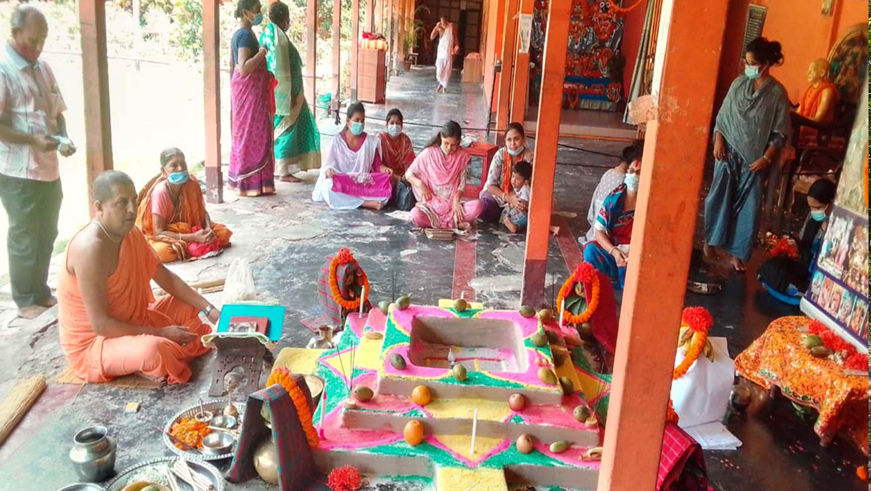 ফরিদপুরে অনাড়ম্বর পরিবেশে রথযাত্রা উৎসব 