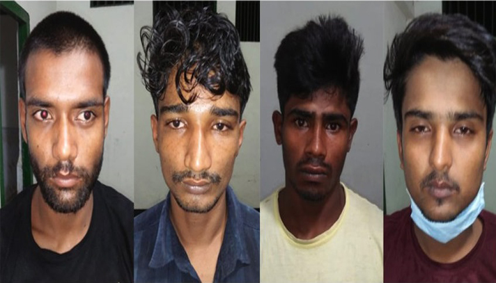 অন্তঃসত্ত্বা স্ত্রীকে ধর্ষণ ও স্বামীকে বলাৎকার, কারাগারে ৪ যুবক