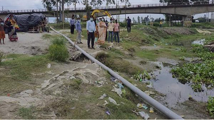 মানিকগঞ্জে ড্রেজার মালিককে লাখ টাকা জরিমানা ও  শ্রমিকের জেল