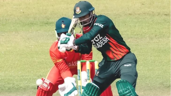 লিটনের সেঞ্চুরিতে জিম্বাবুয়েকে বড় টার্গেট দিল বাংলাদেশ
