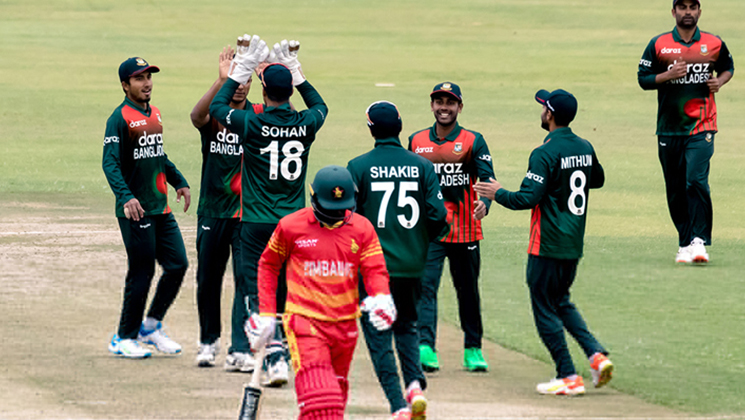 লিটনের সেঞ্চুরি, সাকিবের ৫ উইকেটে দাপুটে জয় বাংলাদেশের