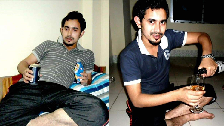 ছাত্রদল নেতার মদ্যপানের ছবি ভাইরাল