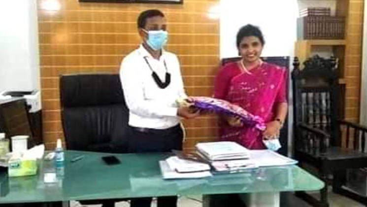 কালীগঞ্জে নবাগত এসিল্যান্ড হিসেবে যোগদান করলেন ইসরাত জাহান ছনি