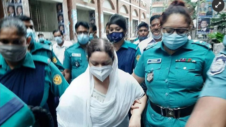 দুই মামলায় ৬ দিনের রিমান্ডে ঈশিতা