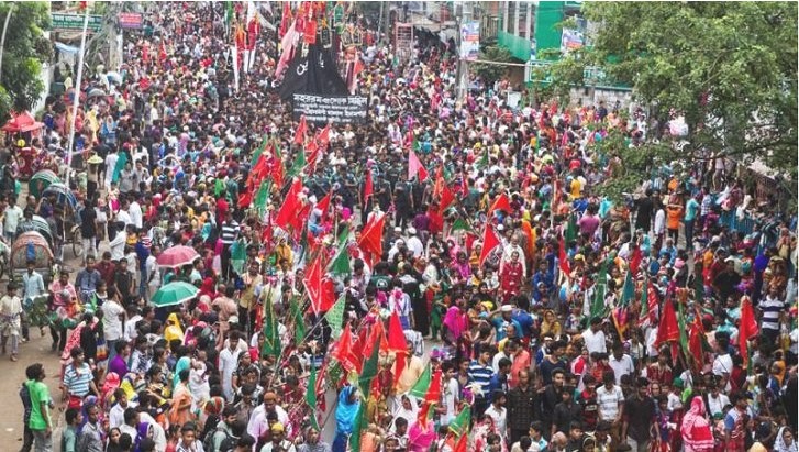 আশুরায় তাজিয়া মিছিল, শোভাযাত্রা করা যাবে না