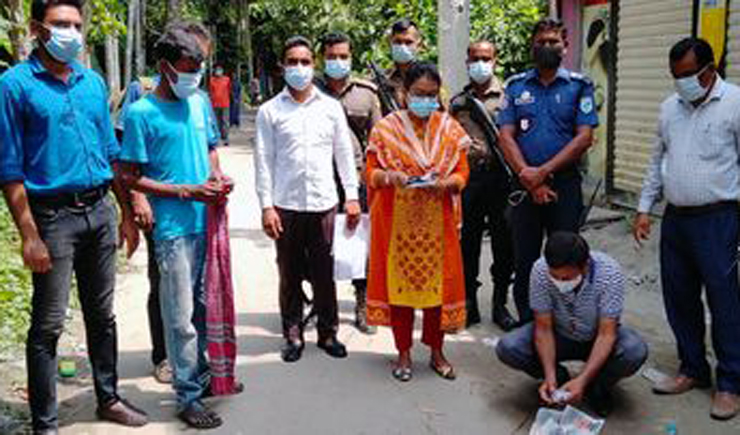 শিবালয়ে মাদকসেবীকে জেল জরিমানা