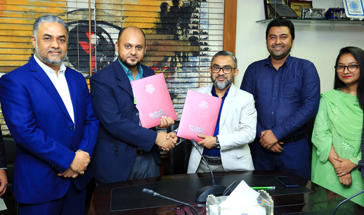 স্টাডি ওয়ার্ক সহযোগিতা বিষয়ে ড্যাফোডিল ও ডিসিএল'র সমঝোতা