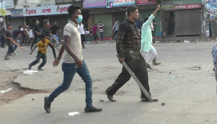 নোয়াখালীতে আ.লীগের দুপক্ষের ধাওয়া-পাল্টা ধাওয়া, ১৪৪ ধারা জারি