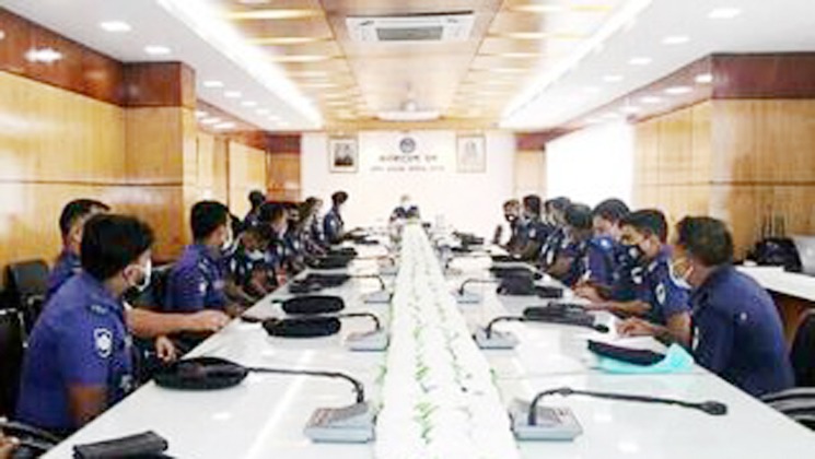 যশোর কোতয়ালী মডেল থানাধীন সকল বিট অফিসারদের মতবিনিময়