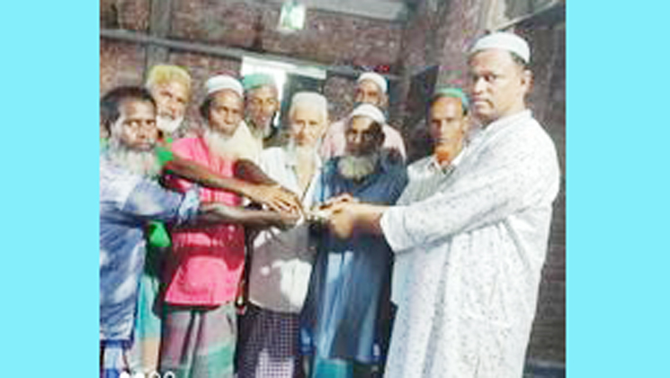 নন্দীগ্রামে চেয়ারম্যান পদপ্রার্থী আব্দুল্লাহেল বাকির গণসংযোগ 