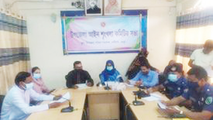 নন্দীগ্রামে উপজেলা আইন শৃংখলা কমিটির সভা