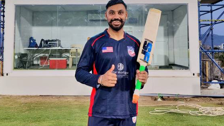৬ বলে ৬ ছক্কা; ইতিহাসের পাতায় নাম লেখালেন যুক্তরাষ্ট্রের ক্রিকেটার