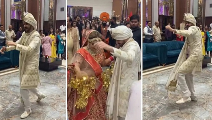 বিয়ের রাতে স্ত্রীর কাছে পৌঁছতে যা করলেন স্বামী