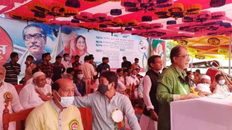 সলঙ্গা আওয়ামী লীগের সম্মেলনে সভাপতি রায়হান গফুর, সম্পাদক আতাউর রহমান লাভু