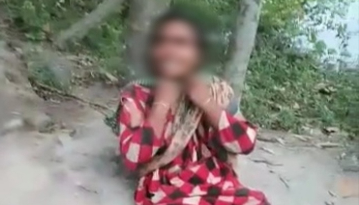 মাকে গাছে বেঁধে নির্যাতন