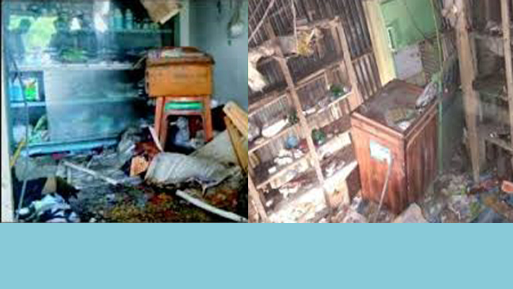 উখিয়ায় মাদক ব্যবসায়ি কর্তৃক ব্যবসায়ীর দোকান লুট ও দখল