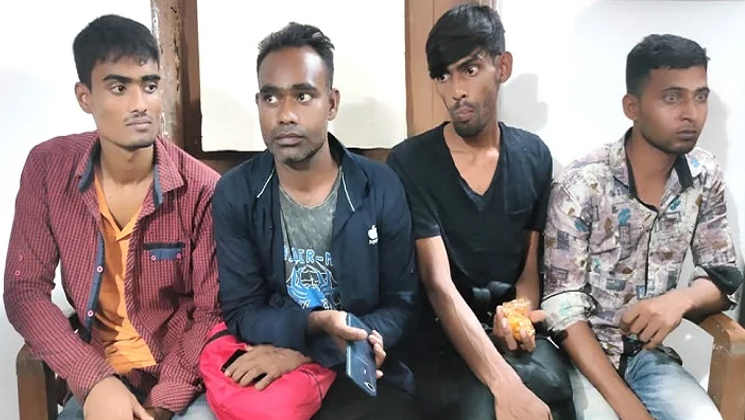 অবৈধভাবে সীমান্ত অতিক্রম করায় আসামে ৪ বাংলাদেশি আটক