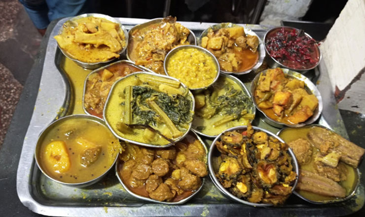  গোবিন্দ হোটেলের নিরামিষ পদ