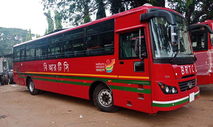 শিক্ষার্থীদের জন্য বিআরটিসির বাসভাড়া অর্ধেক  