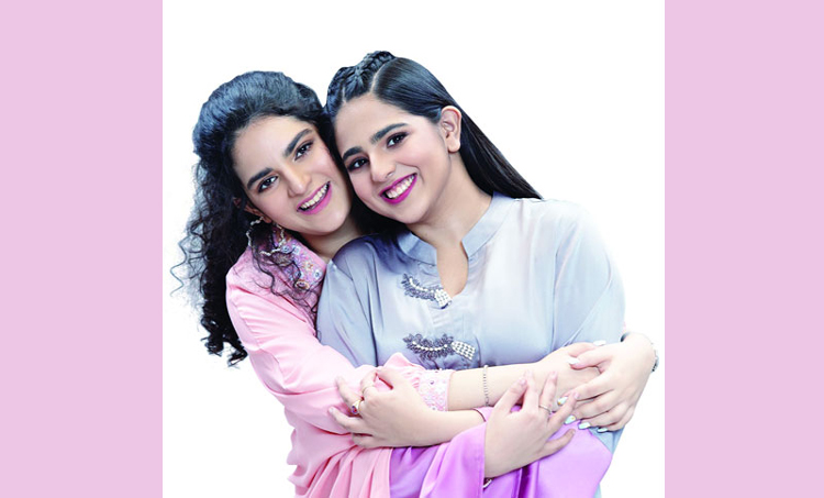 বিজ্ঞাপনচিত্রে শাবনাজ-নাঈমের দুই কন্যা