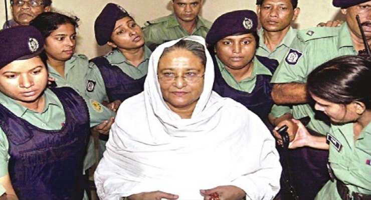 আজ শেখ হাসিনার কারাবন্দি দিবস