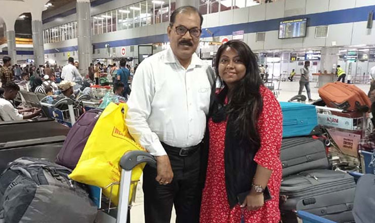 মেয়ের সঙ্গে উজবেকিস্তান গেলেন গাঙ্গুয়া
