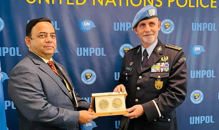 আইজিপির সঙ্গে জাতিসংঘ পুলিশ প্রধানের বৈঠক