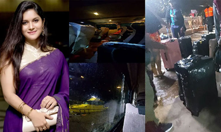 মহাসাগরে ঝড়ের কবলে মিথিলা (ভিডিও)