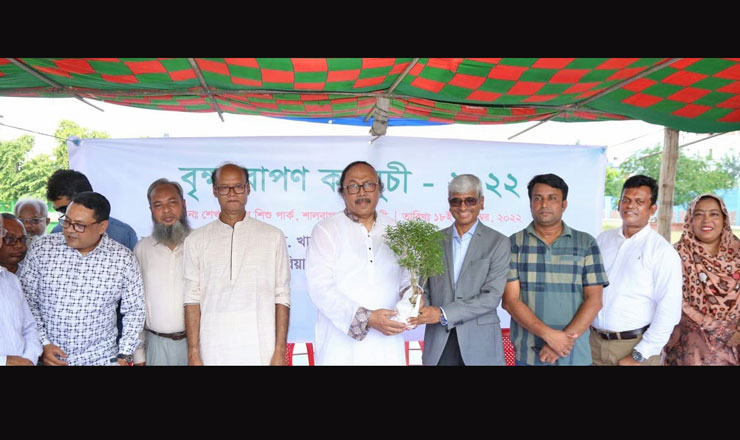 রাজশাহী সিটি কর্পোরেশনের সাথে লংকাবাংলার বৃক্ষ বিতরণ কর্মসূচি