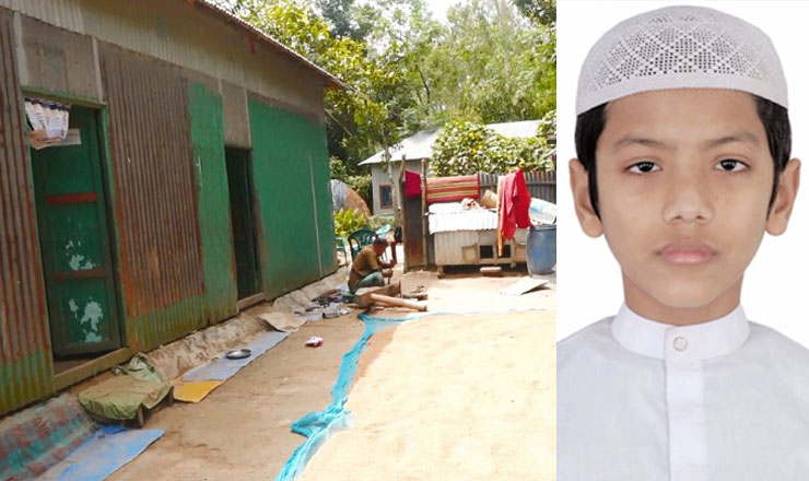 ১৪বার নদী ভাঙনের শিকারের পর তাকরীমের ঠাঁই হয় টিনের ঘরে