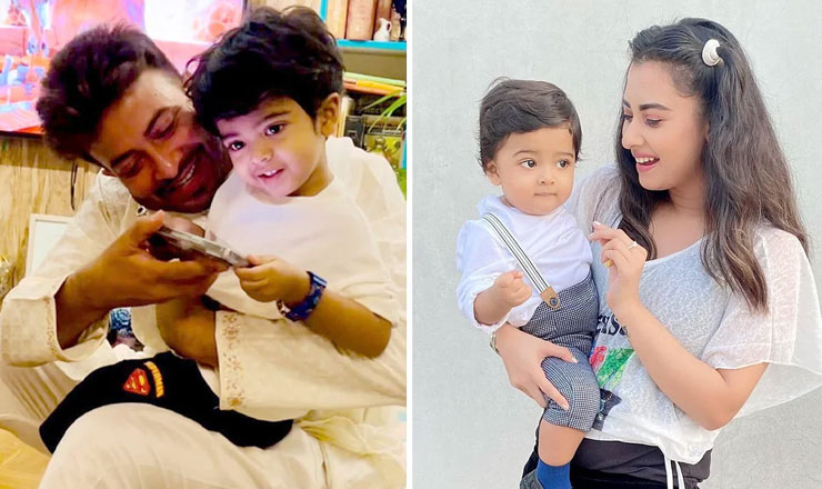 সন্তান শেহজাদকে নিয়ে যা বললেন শাকিব ও বুবলী