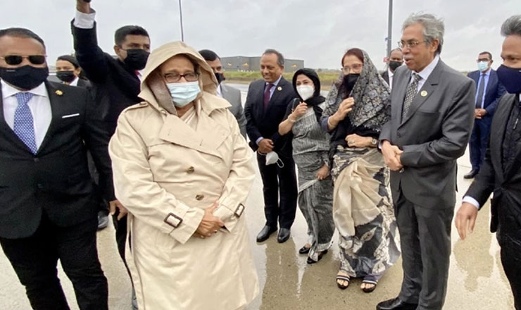 যুক্তরাজ্য-যুক্তরাষ্ট্র সফর শেষে দেশের পথে প্রধানমন্ত্রী