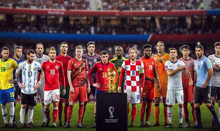 বিশ্বকাপের আগে এক নজরে ৩২ দলের ফিফা র‌্যাঙ্কিং